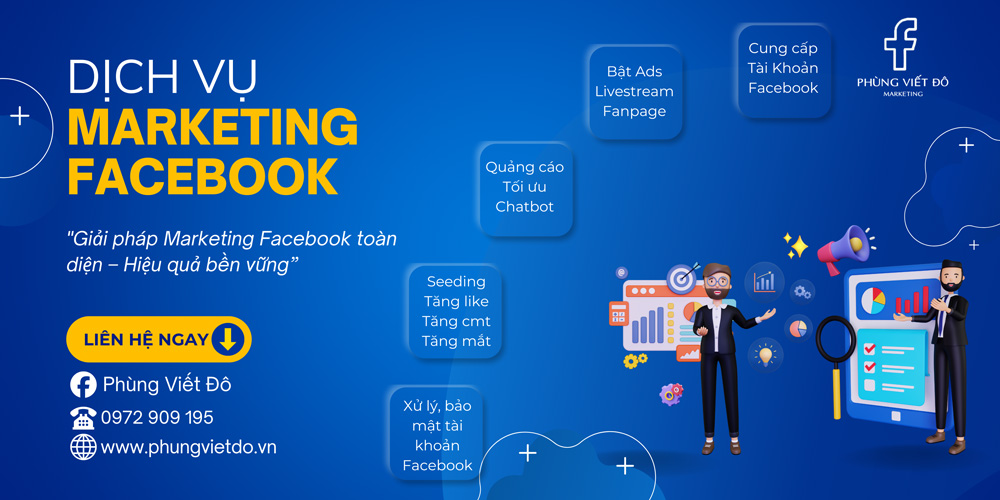 Liên hệ facebook marketing phùng viết đô